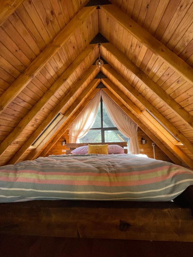 Panurlawoodenhouse Oezel Havuz& Sauna Mavi Ngoại thất bức ảnh